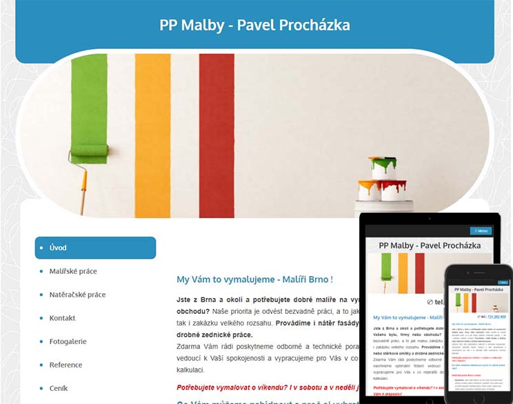 Náhled webu PPMalby